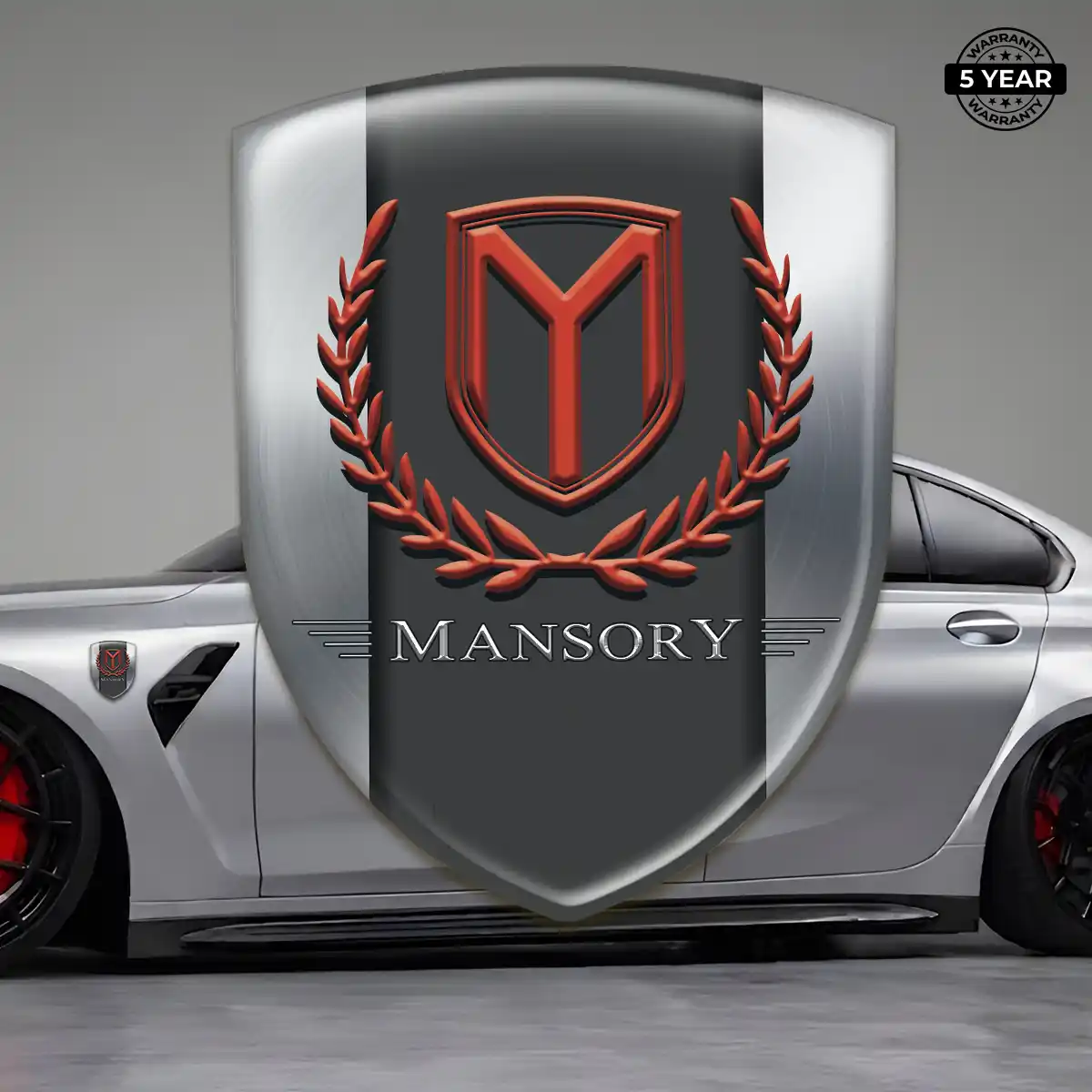 Mansory Self Adhesive Emblem Sticker Signature Grade