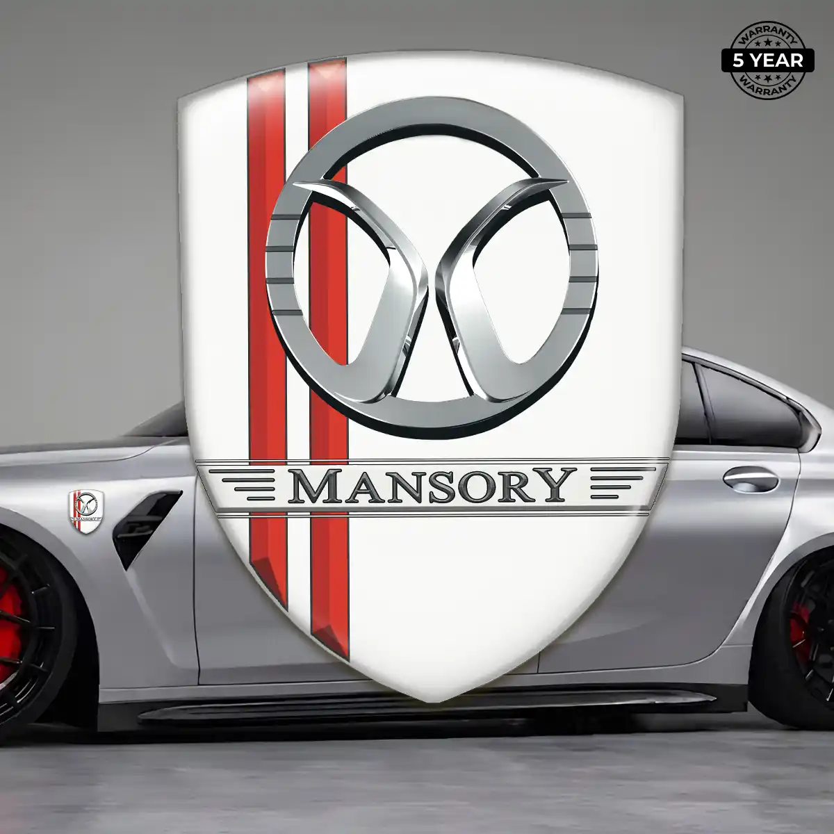 Mansory Self Adhesive Emblem Sticker Sleek Style