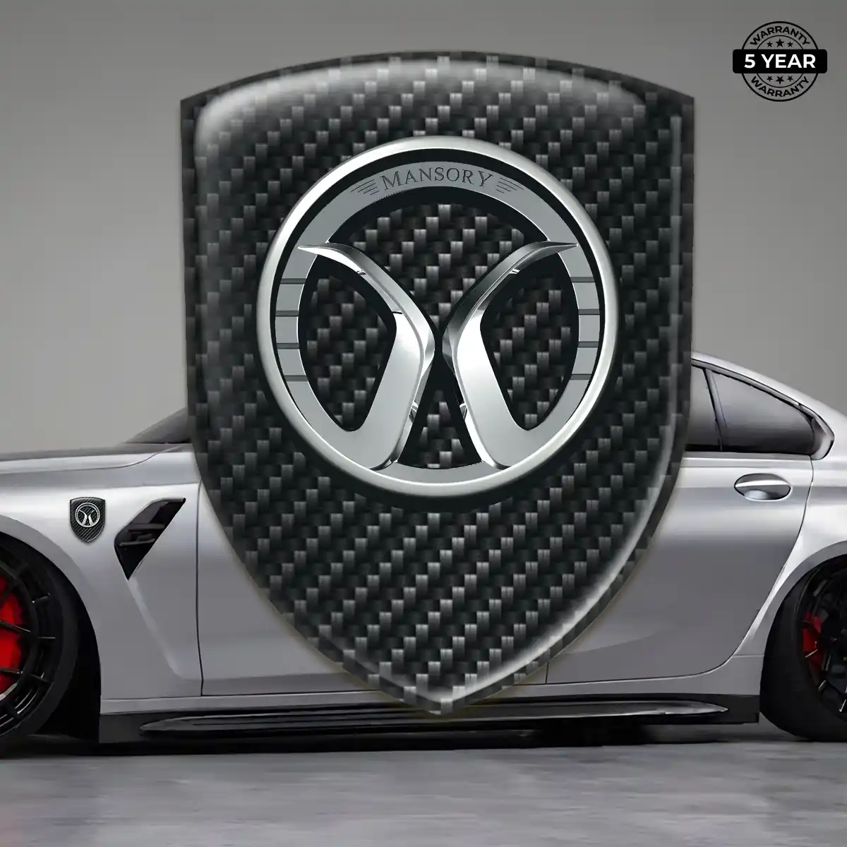 Mansory Silicone Badge Elite Finish