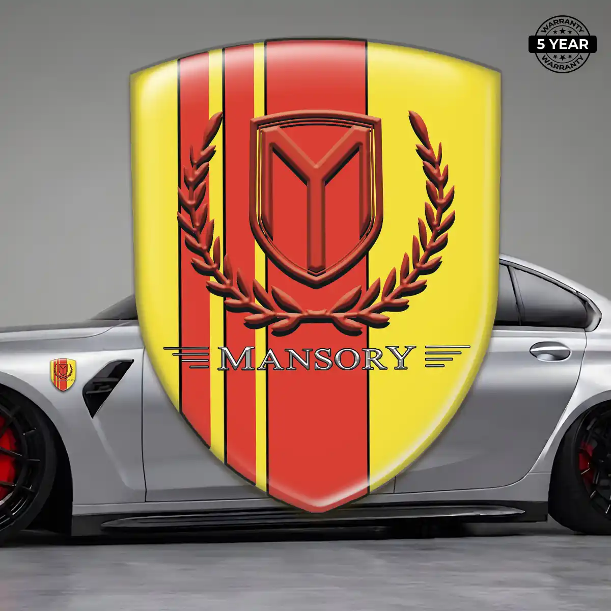 Mansory Silicone Badge Resin Luxe