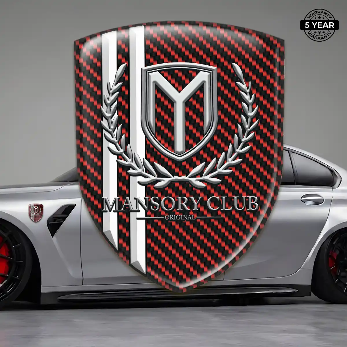 Mansory Silicone Emblem Interior Luxe
