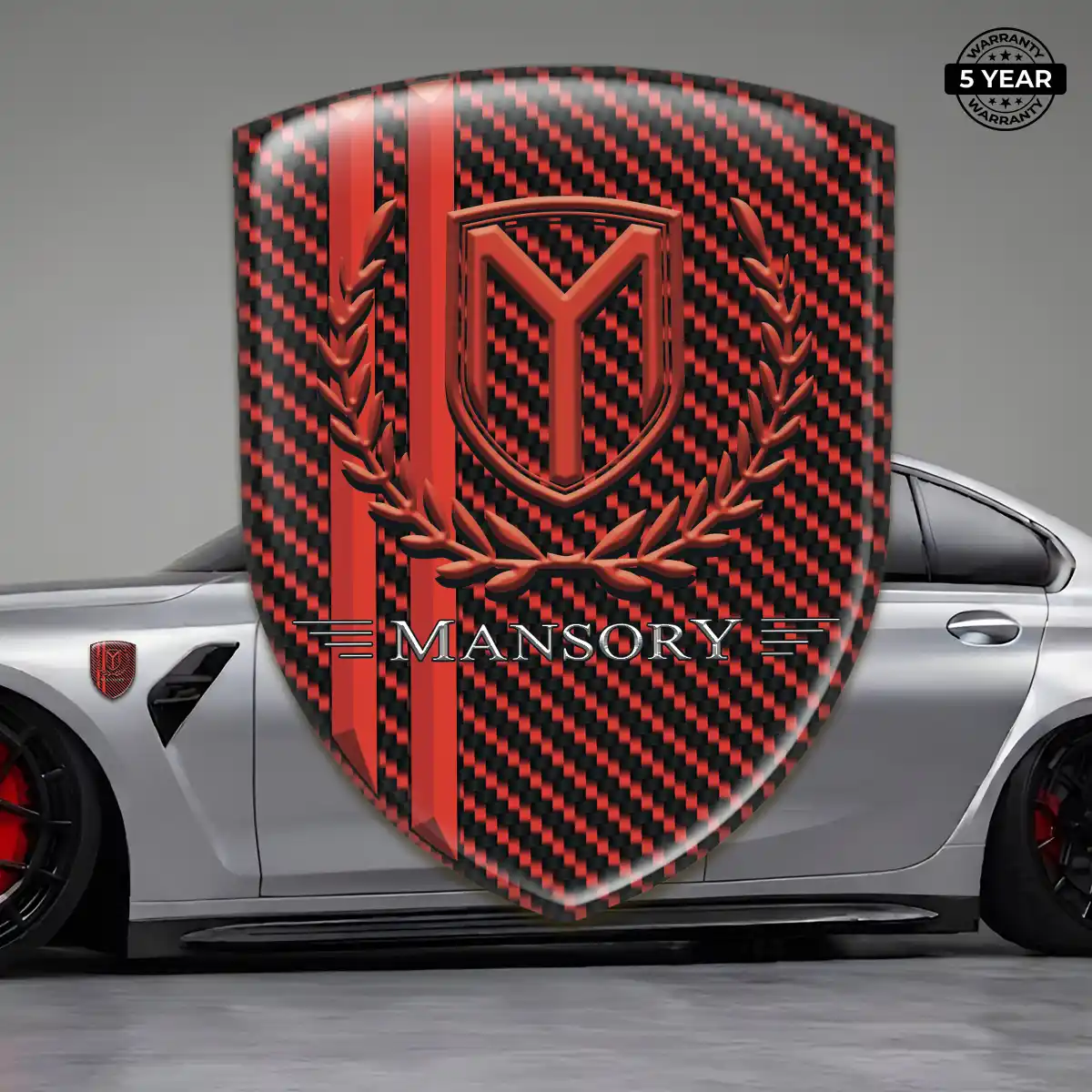 Mansory Silicone Emblem Prime Quality