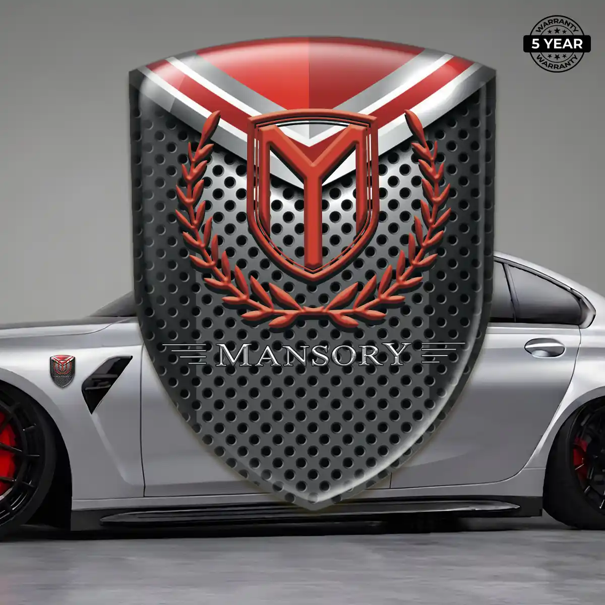 Mansory Silicone Emblem Resin Luxe