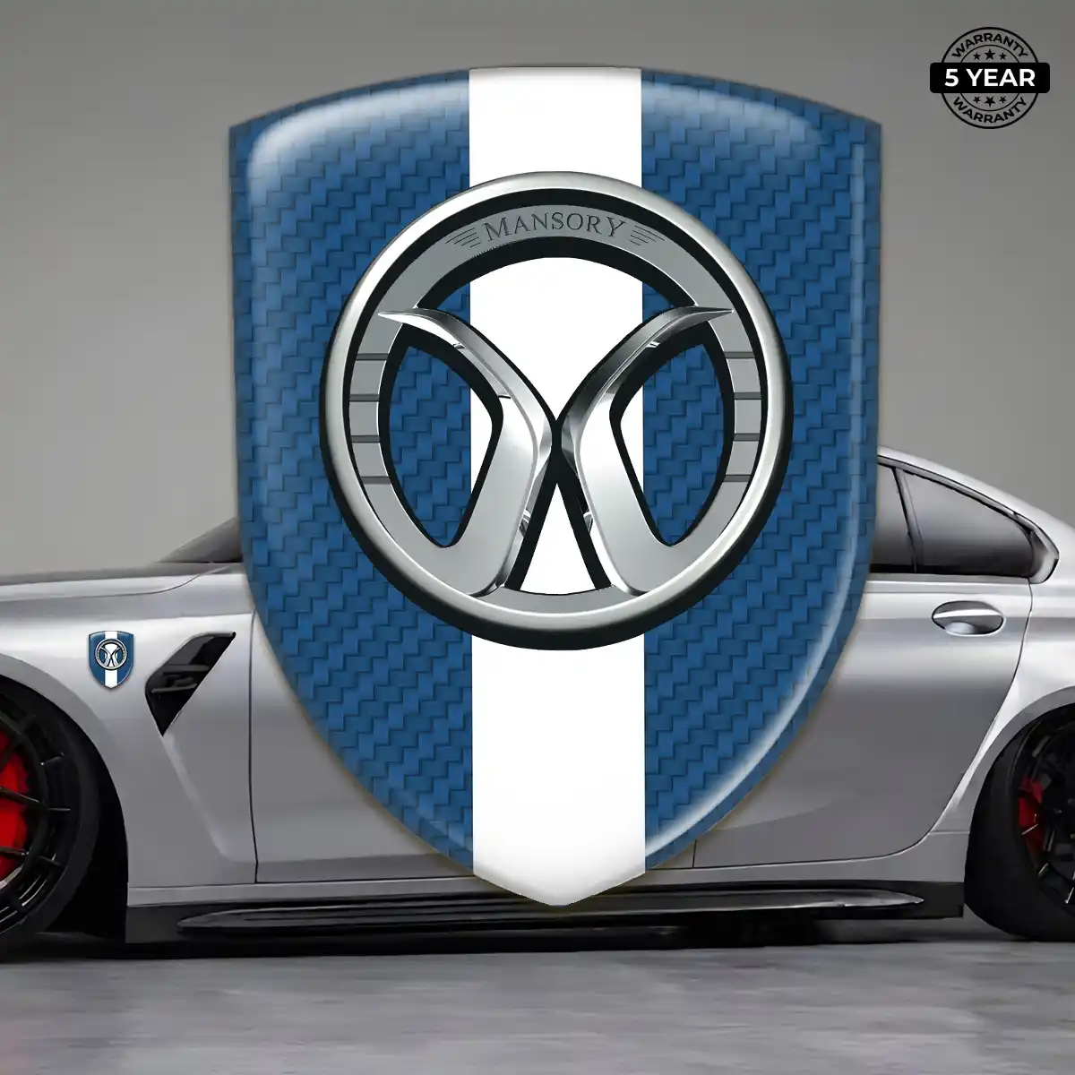 Mansory Silicone Sticker Premium Dome