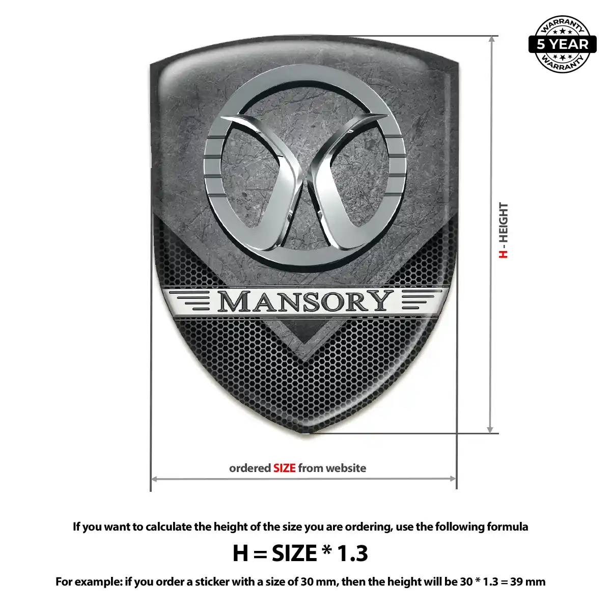 Mansory Sticker Elite Finish