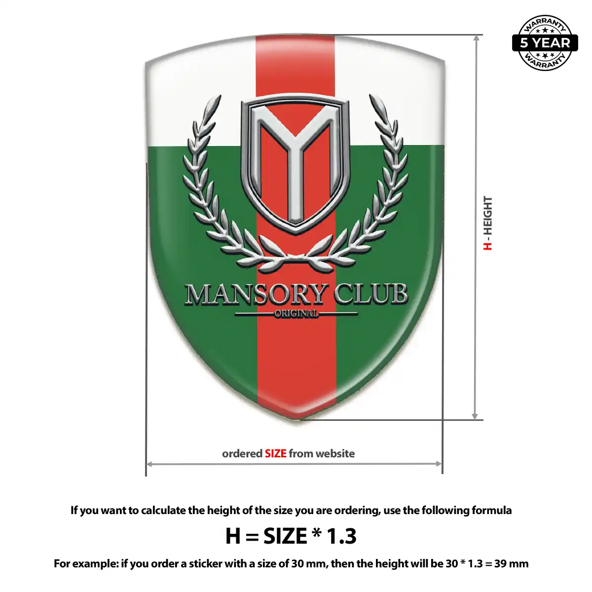 Mansory Sticker Noble Edition