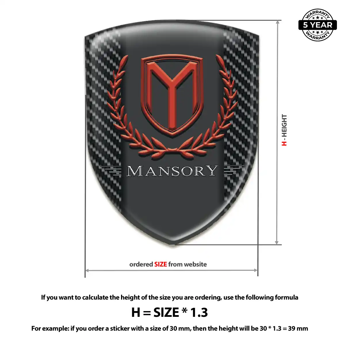 Mansory Sticker Prestige Line