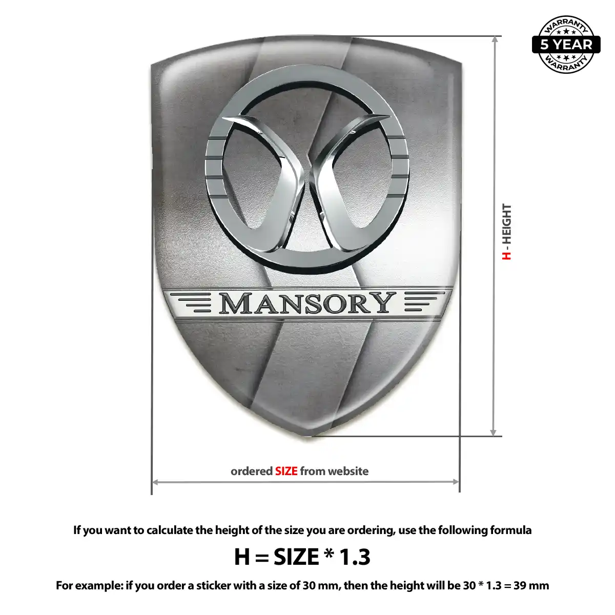 Mansory Sticker Refined Design