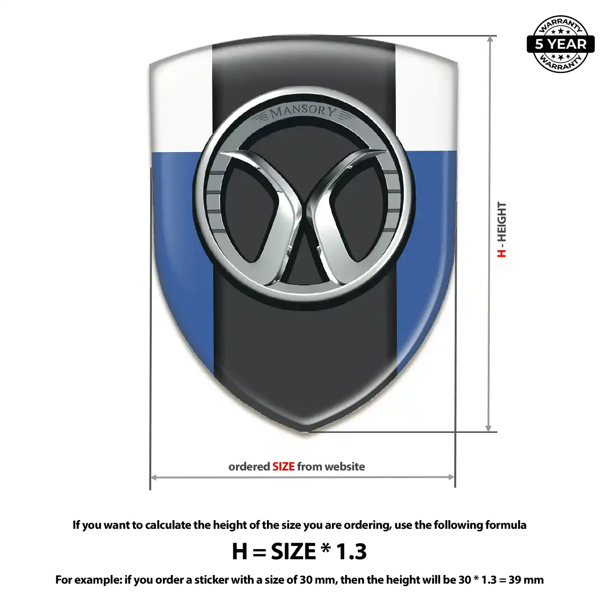 Mansory Sticker Sleek Style