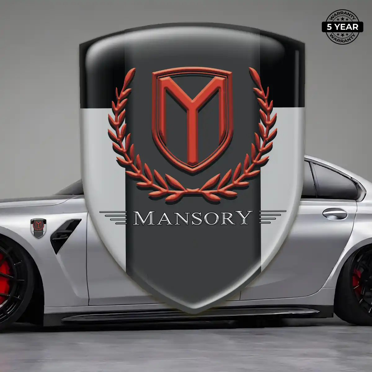 Mansory Vehicle Logo Sticker Refined Design
