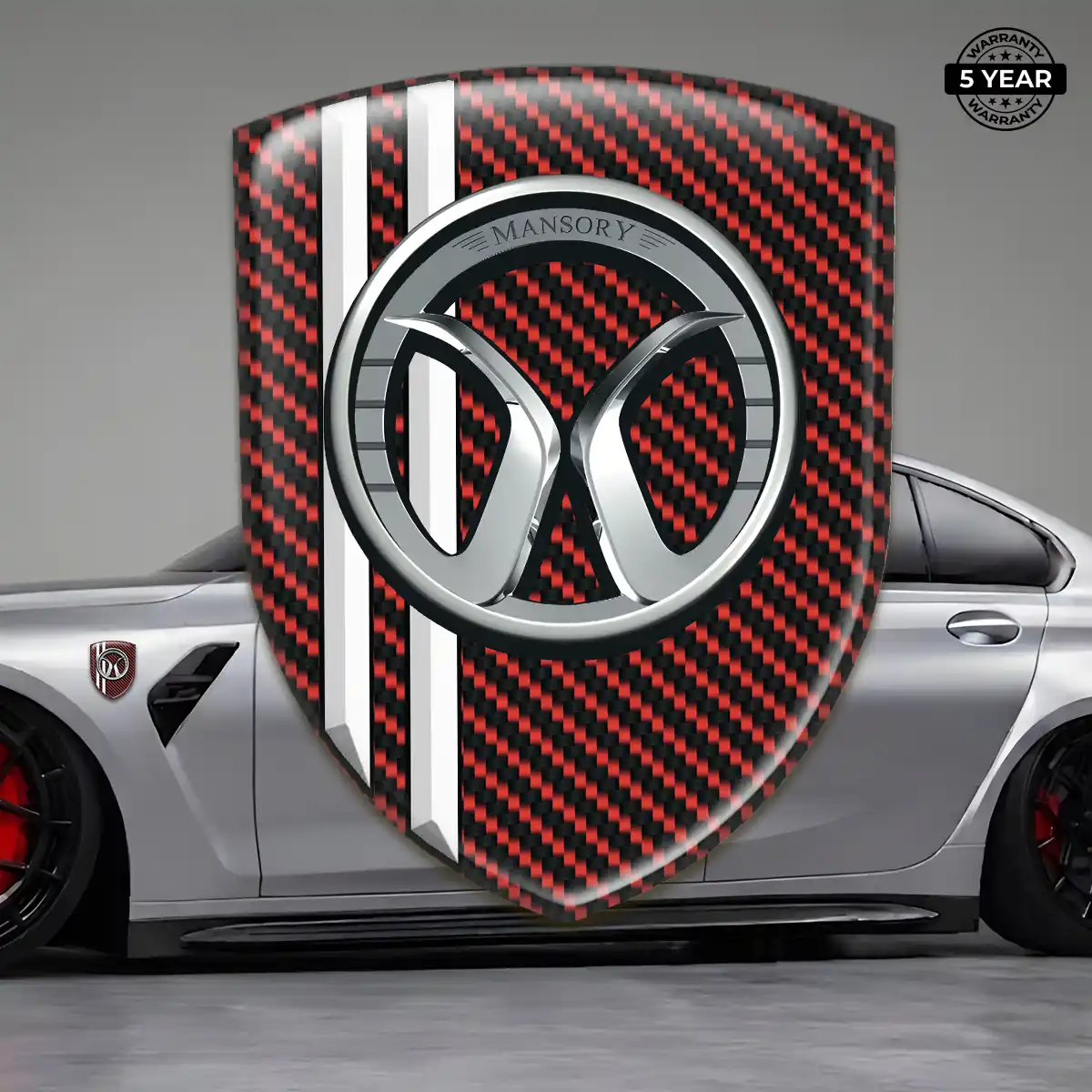 Mansory Vehicle Logo Sticker Resin Luxe