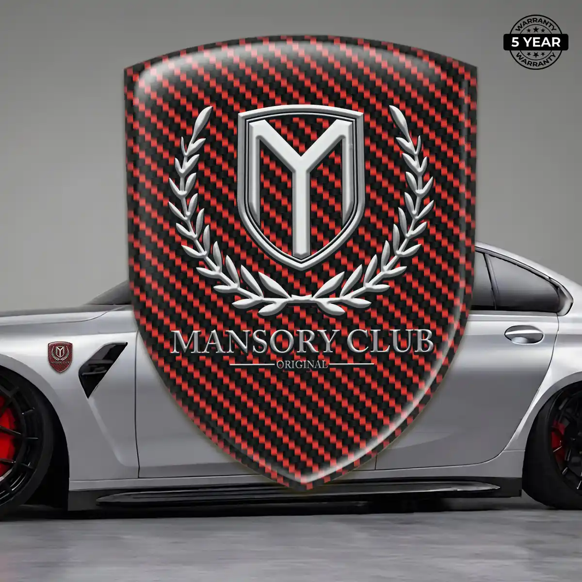 Mansory Vehicle Logo Sticker Sleek Style