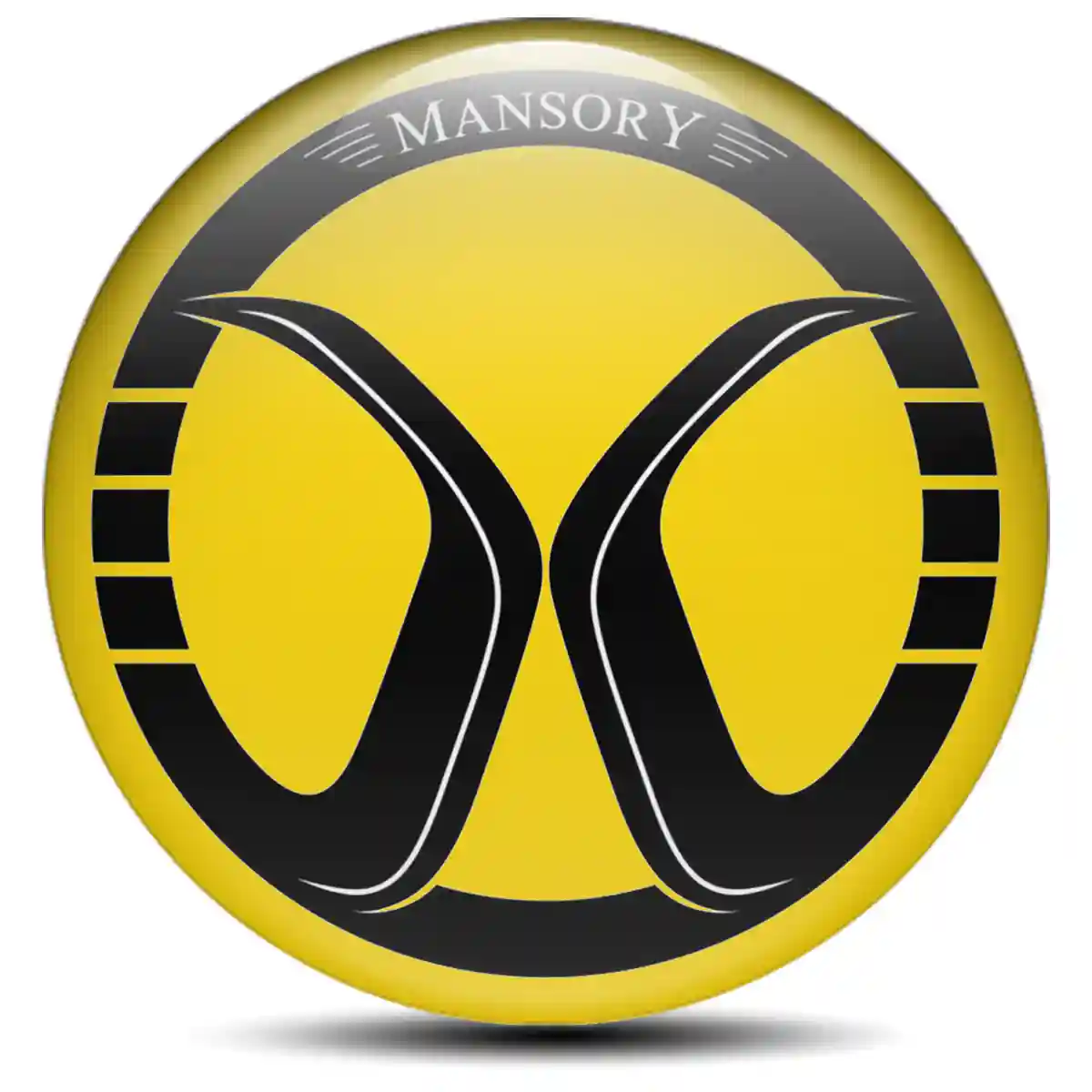 Mansory Wheel Emblem Self-Adhesive Sleek Style