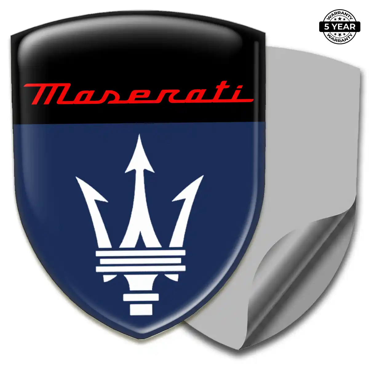 Maserati 3D Gel Sticker Superior Craft