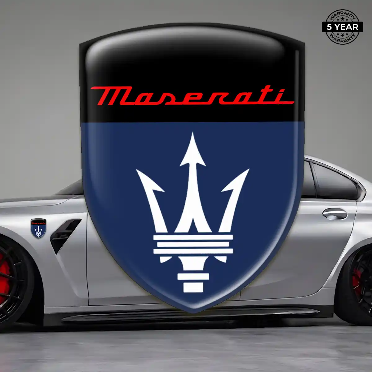Maserati 3D Gel Sticker Superior Craft