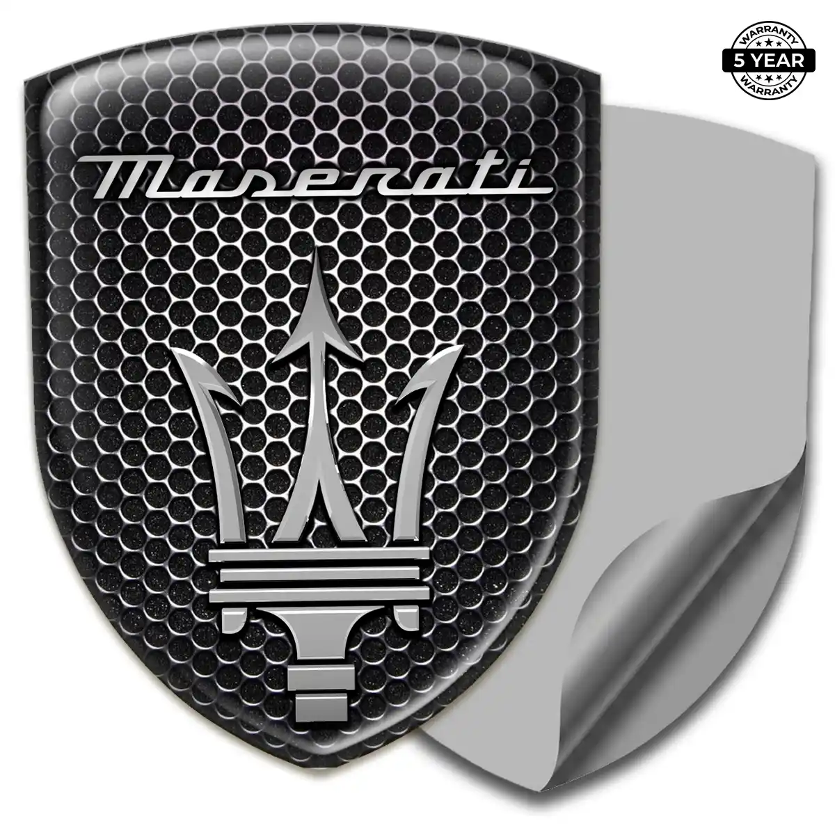 Maserati 3D Logo Sticker Superior Craft