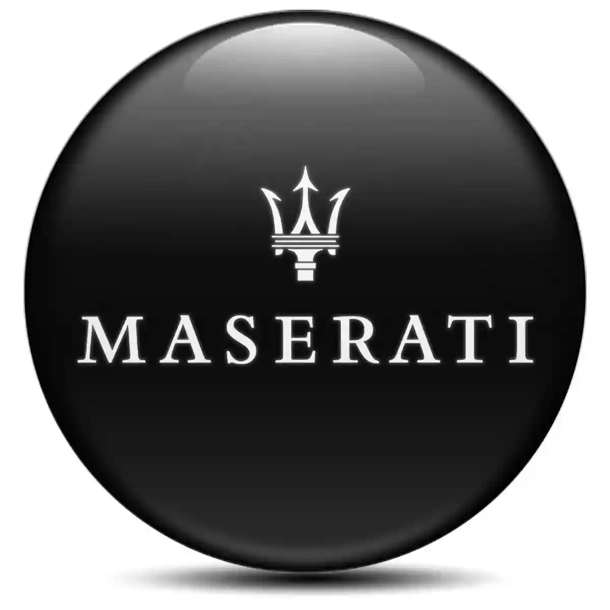 Maserati Badge Emblems Center Cap Self-Adhesive Sleek Style