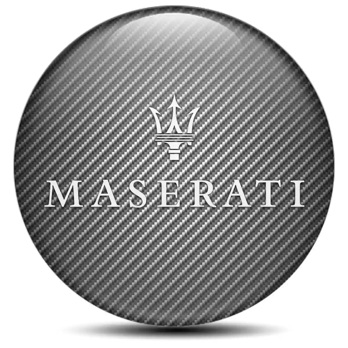 Maserati Badge Emblems Center Cap Sleek Style