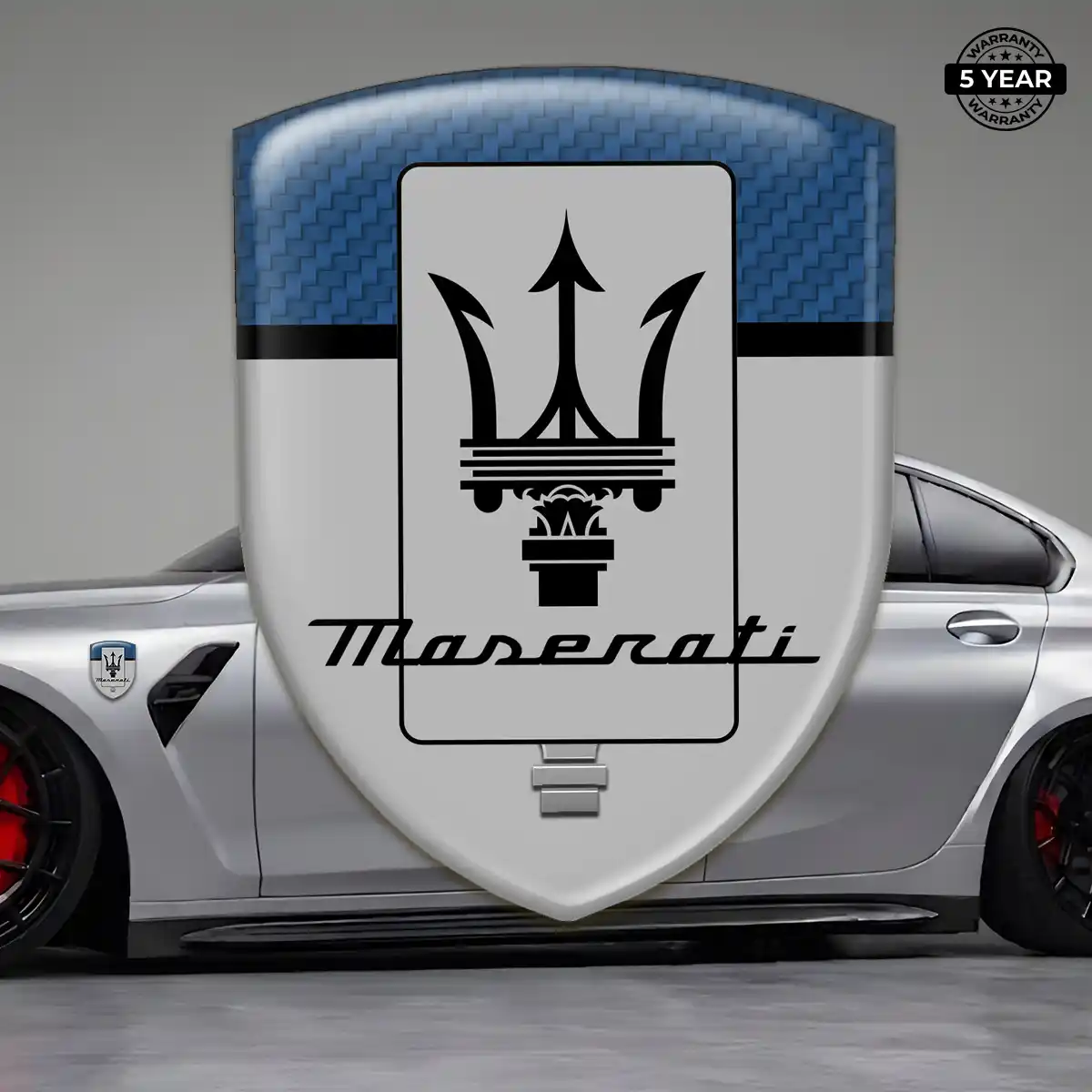 Maserati Badge Sleek Style