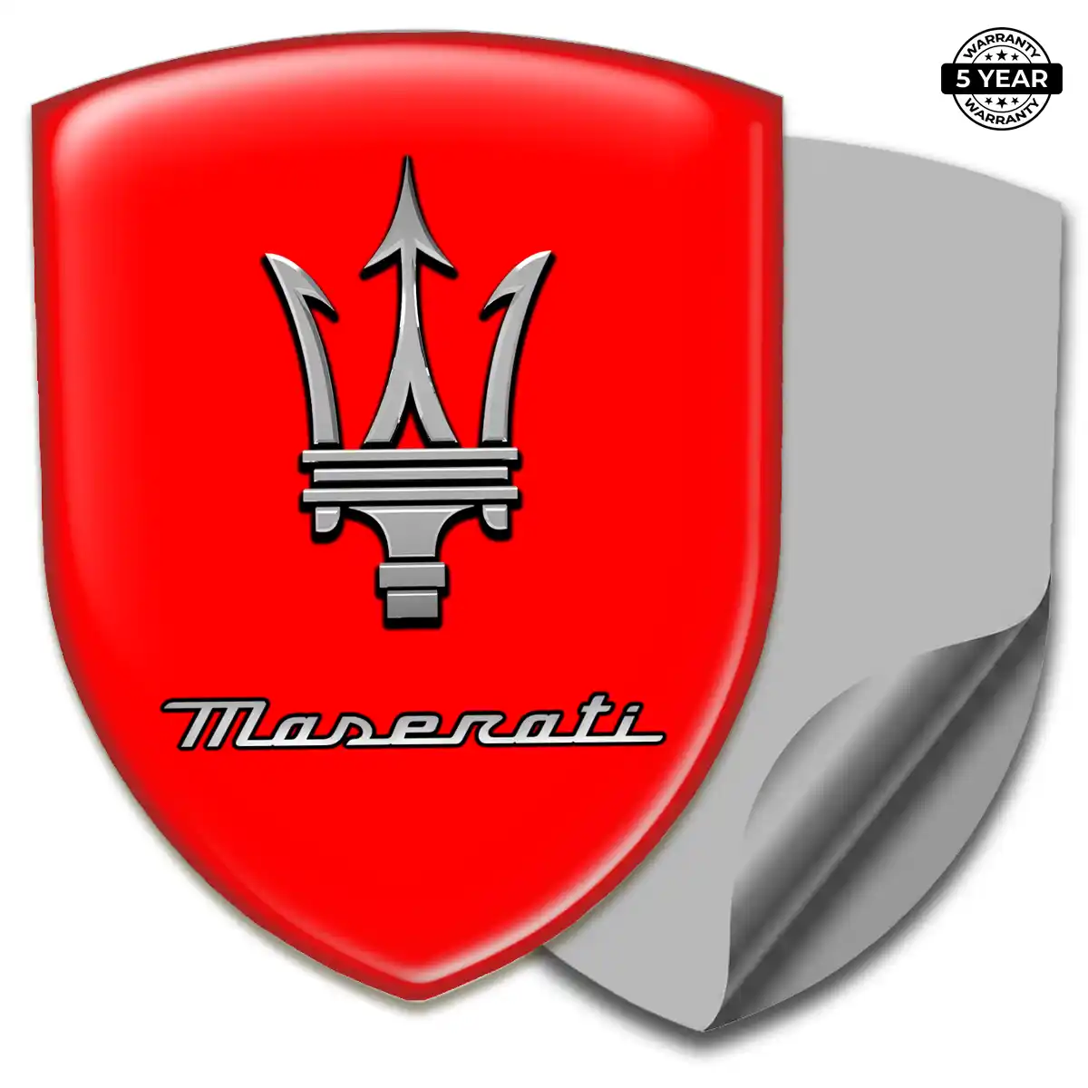 Maserati Car Badge Sticker Superior Craft