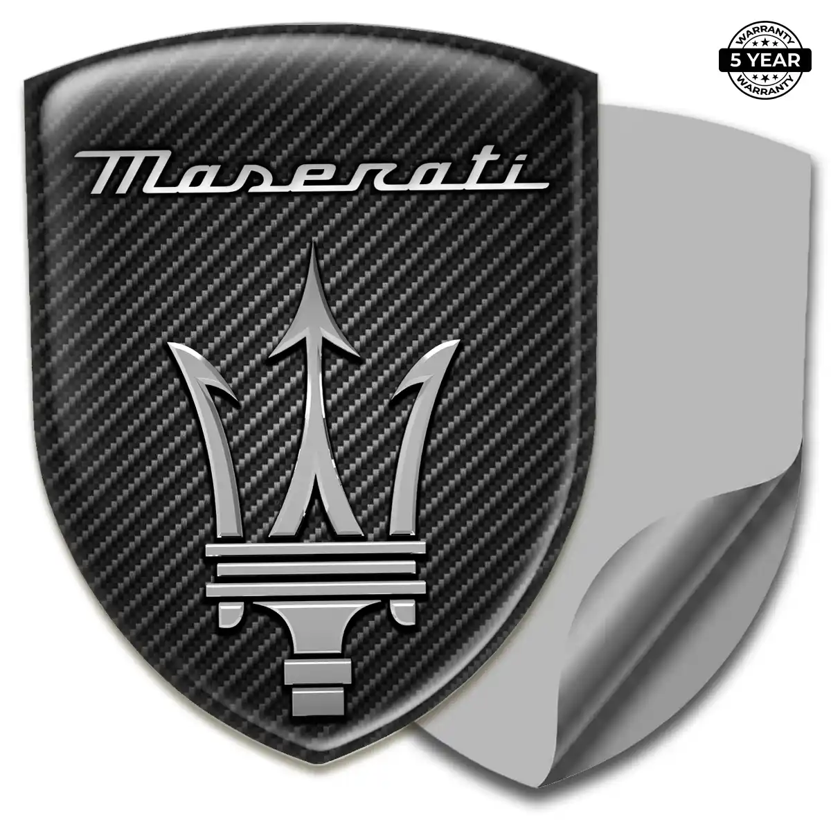 Maserati Car Emblem Decal Refined Design