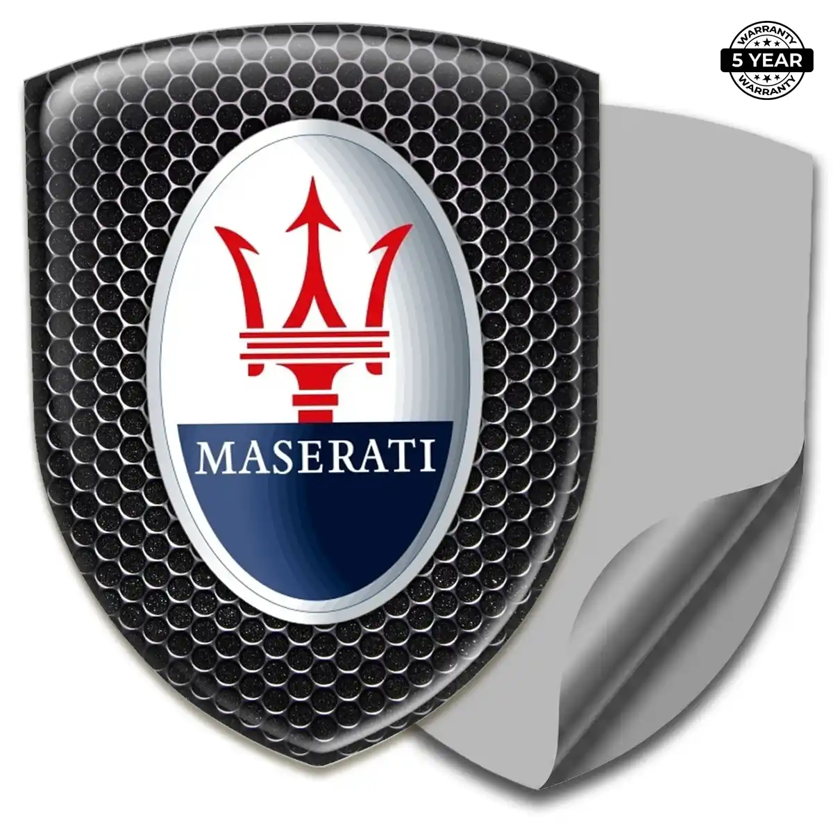 Maserati Car Emblem Overlay Elite Finish