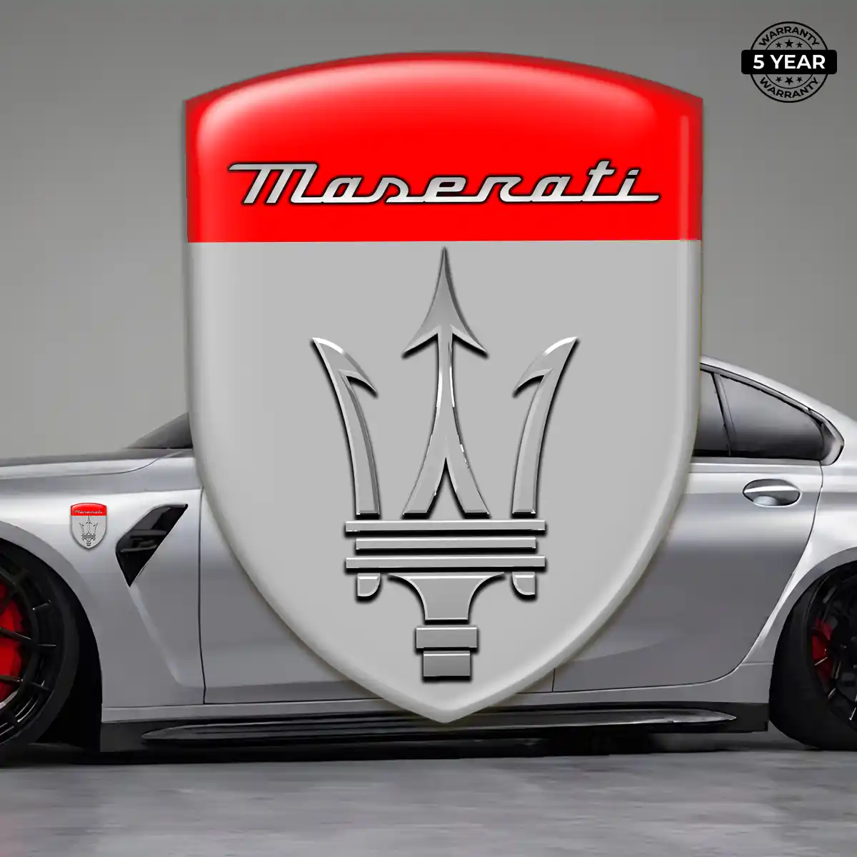 Maserati Car Emblem Sticker Superior Craft