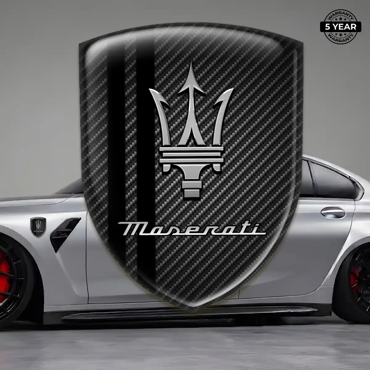 Maserati Crest Emblem Elite Finish