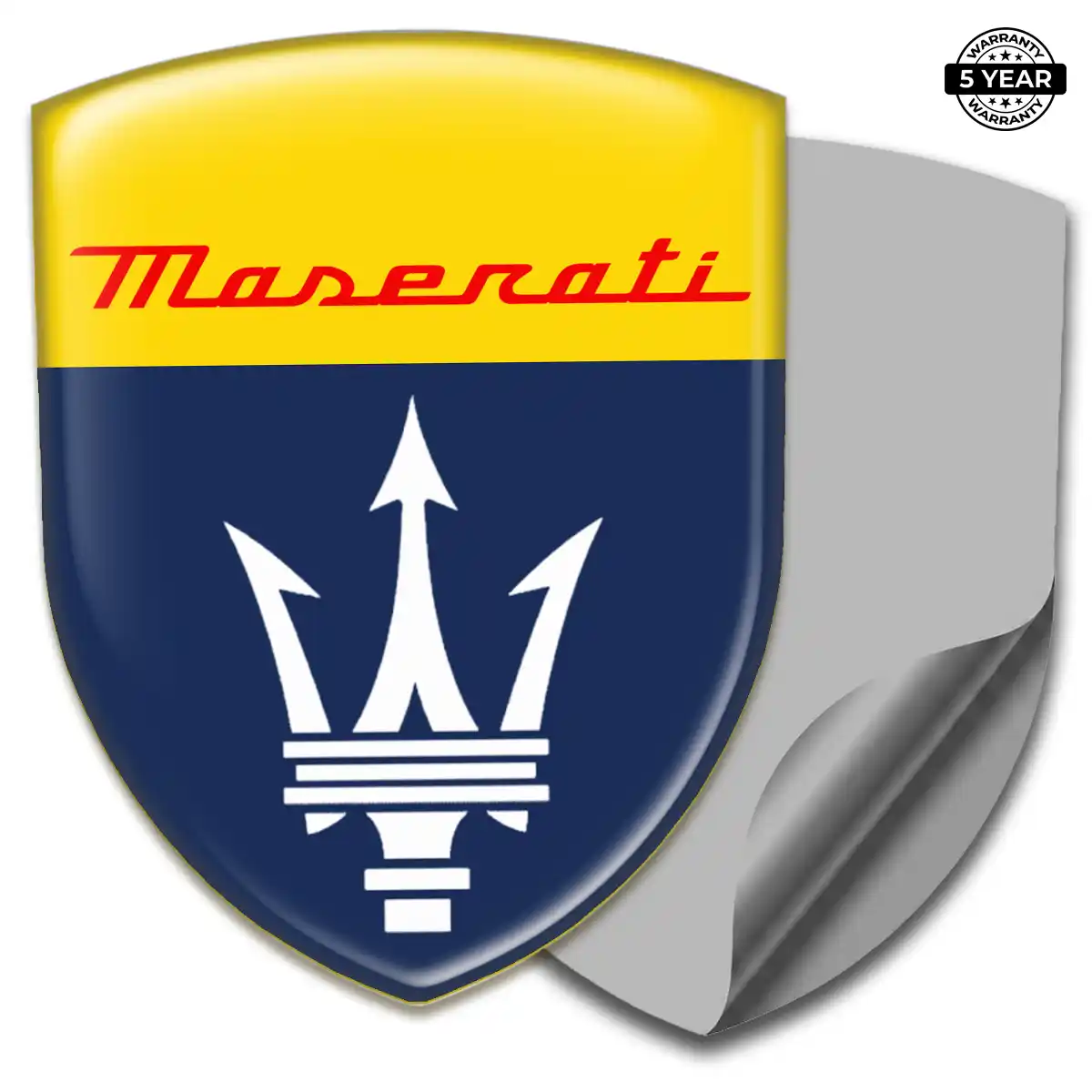 Maserati Crest Logo Emblem Elite Finish