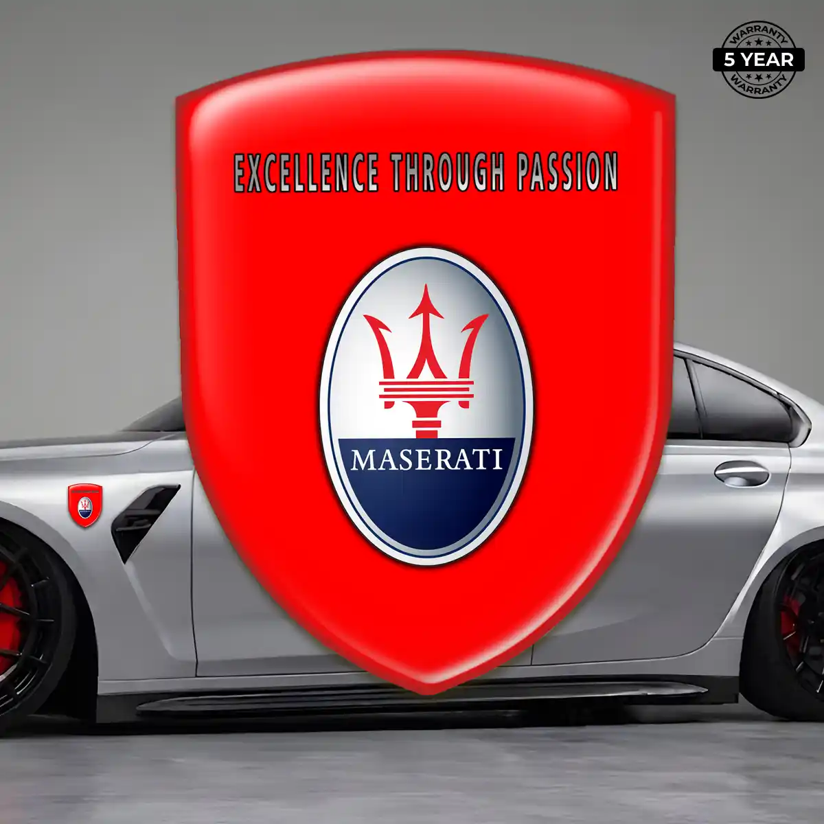 Maserati Domed Badge Prime Quality