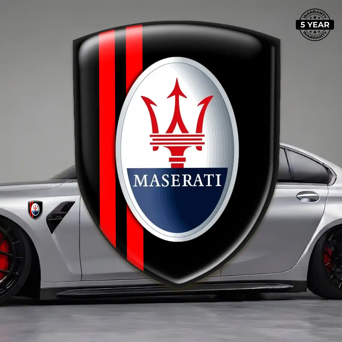 Maserati Domed Emblem Prime Quality
