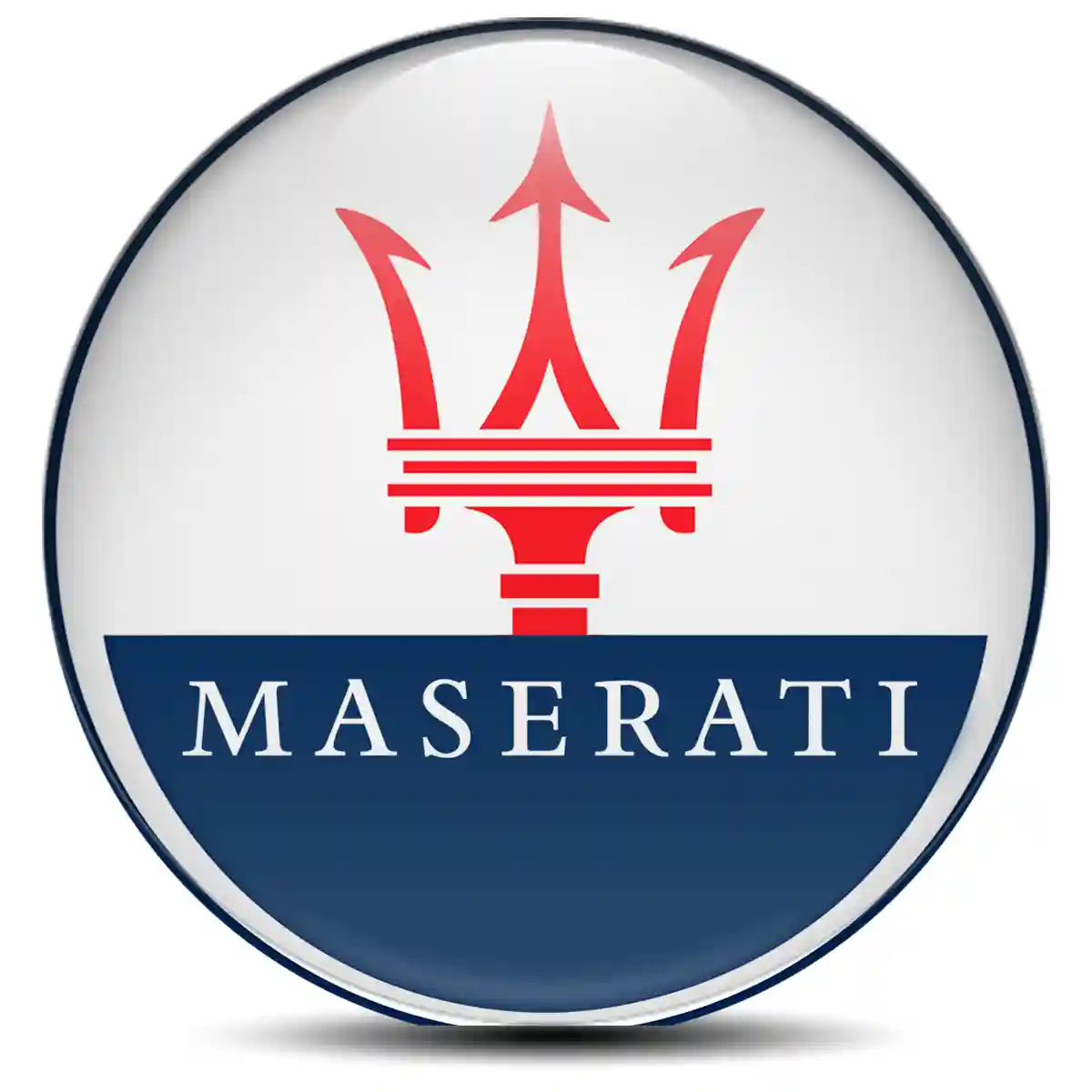 Maserati Domed Emblem Refined Design