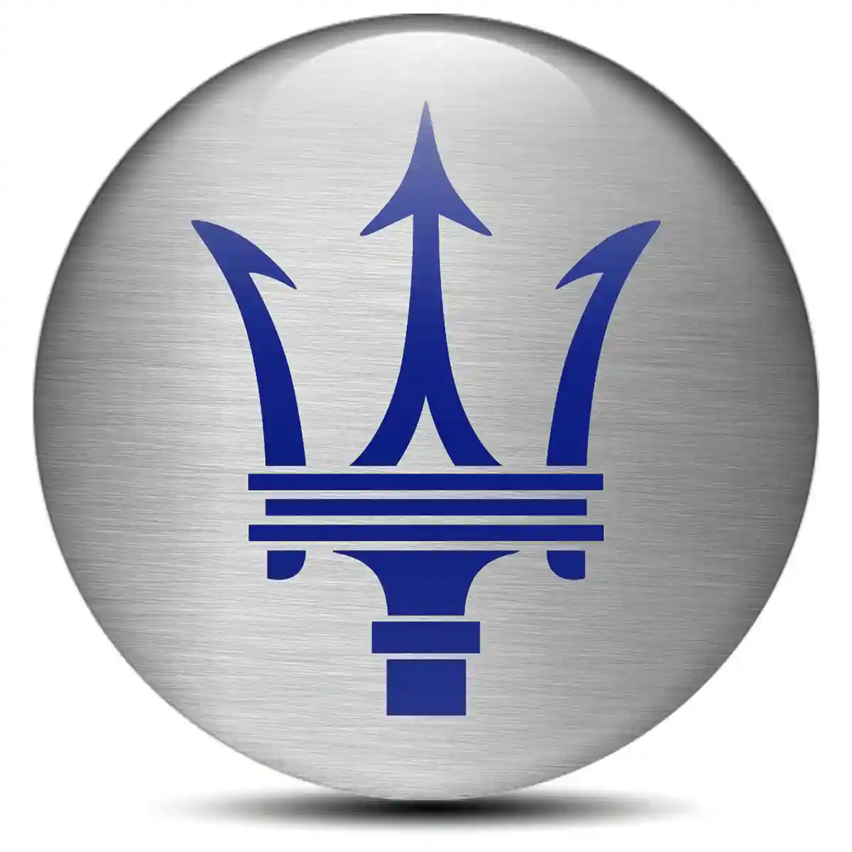Maserati Domed Emblem Sleek Style