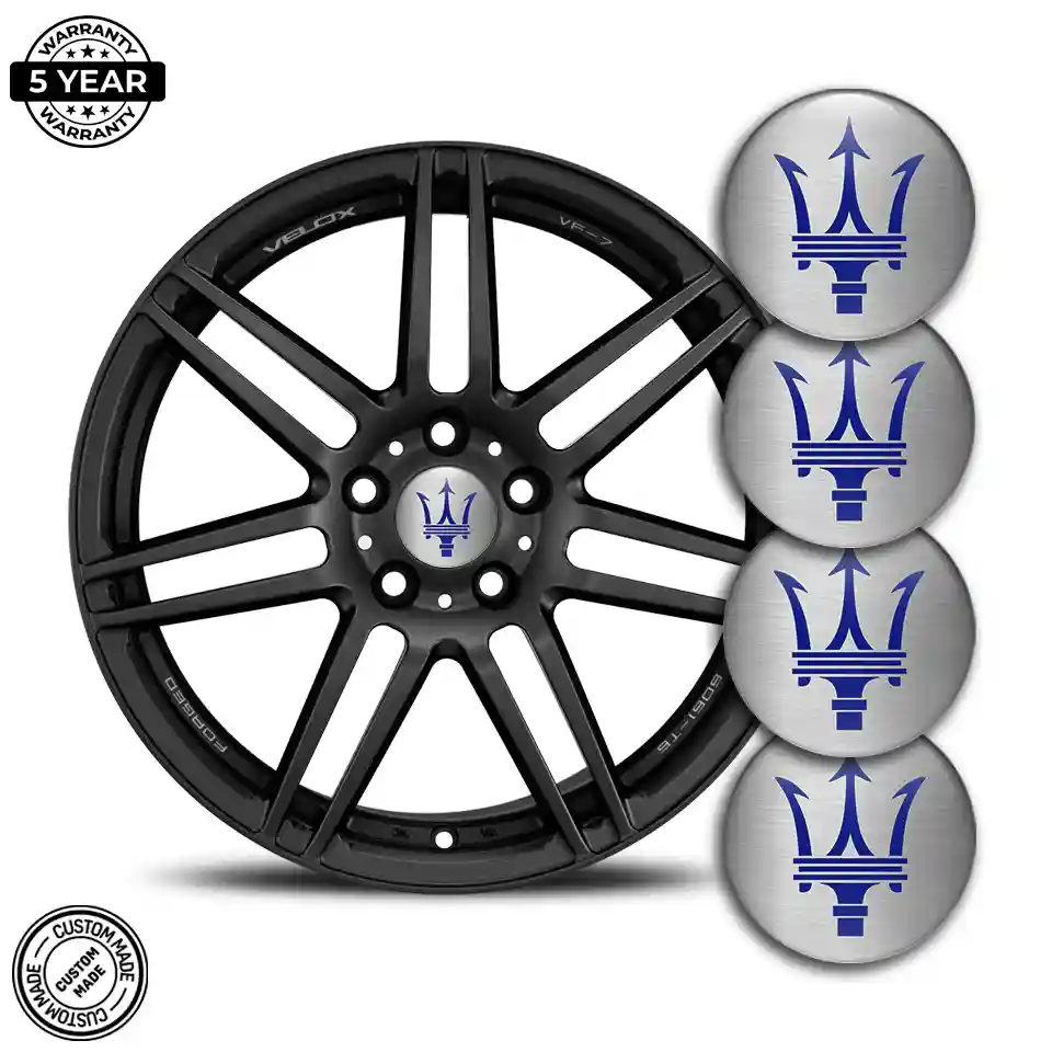 Maserati Domed Emblem Sleek Style