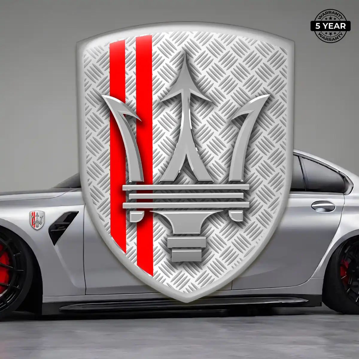 Maserati Emblem Badge Elite Finish