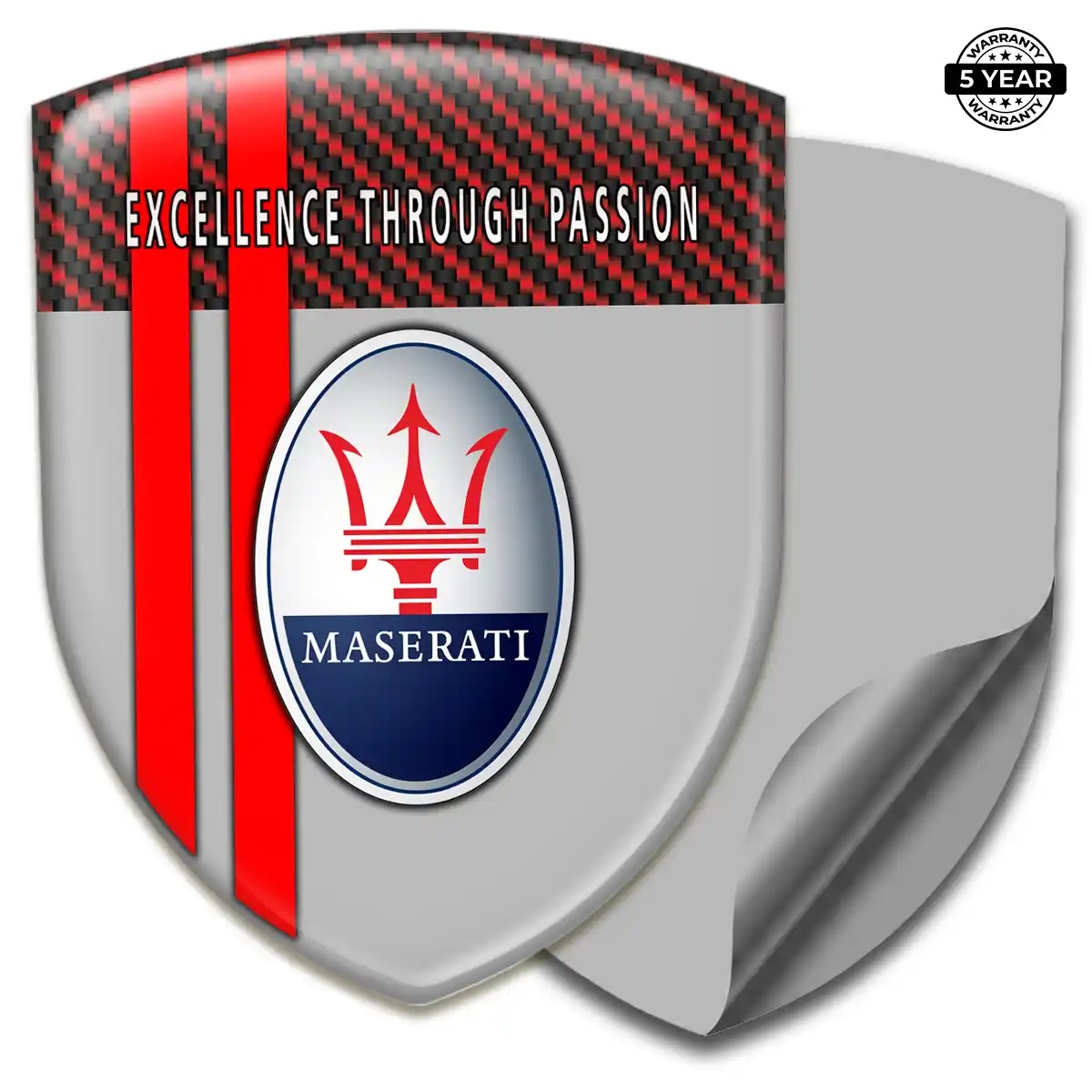 Maserati Emblem Badge Logo Elite Finish