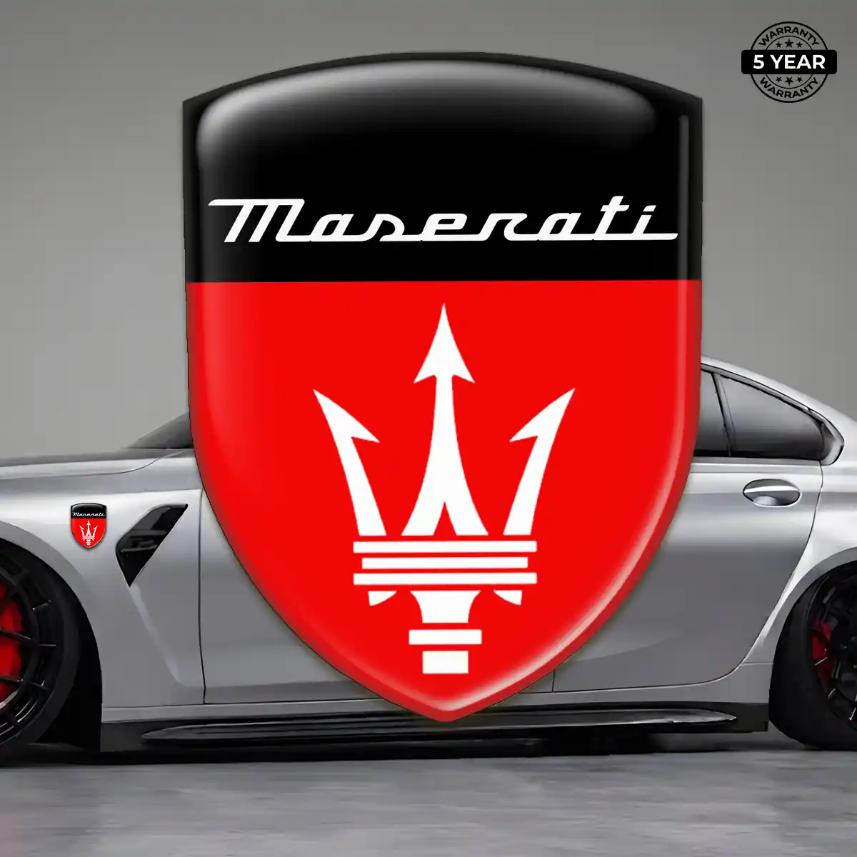 Maserati Emblem Badge Logo Superior Craft