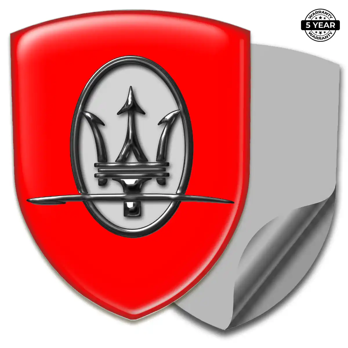 Maserati Emblem Badge Refined Design