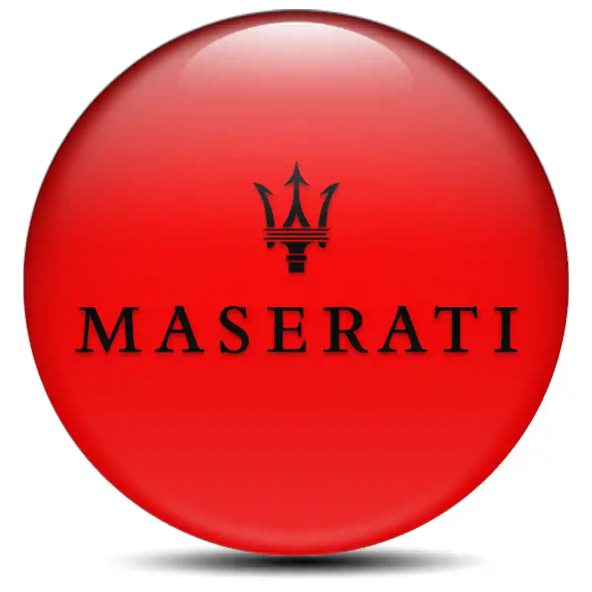 Maserati Emblem Badge Self-Adhesive Sleek Style