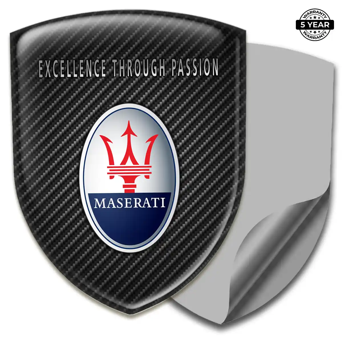 Maserati Emblem Badge Superior Craft