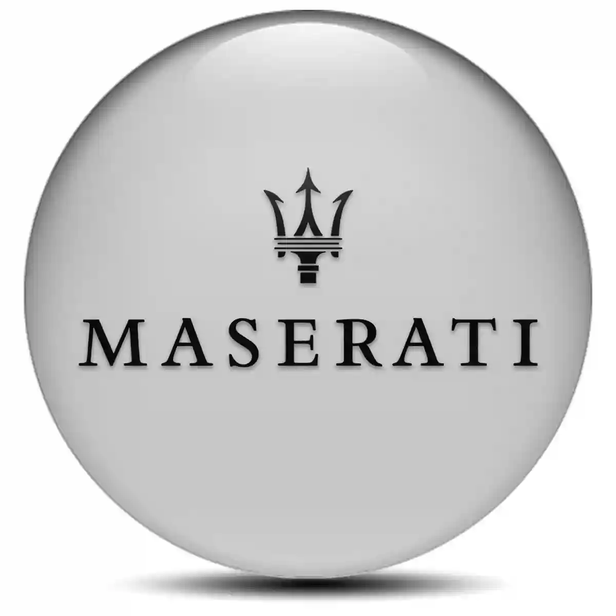 Maserati Emblem Center Hup Cap Sleek Style