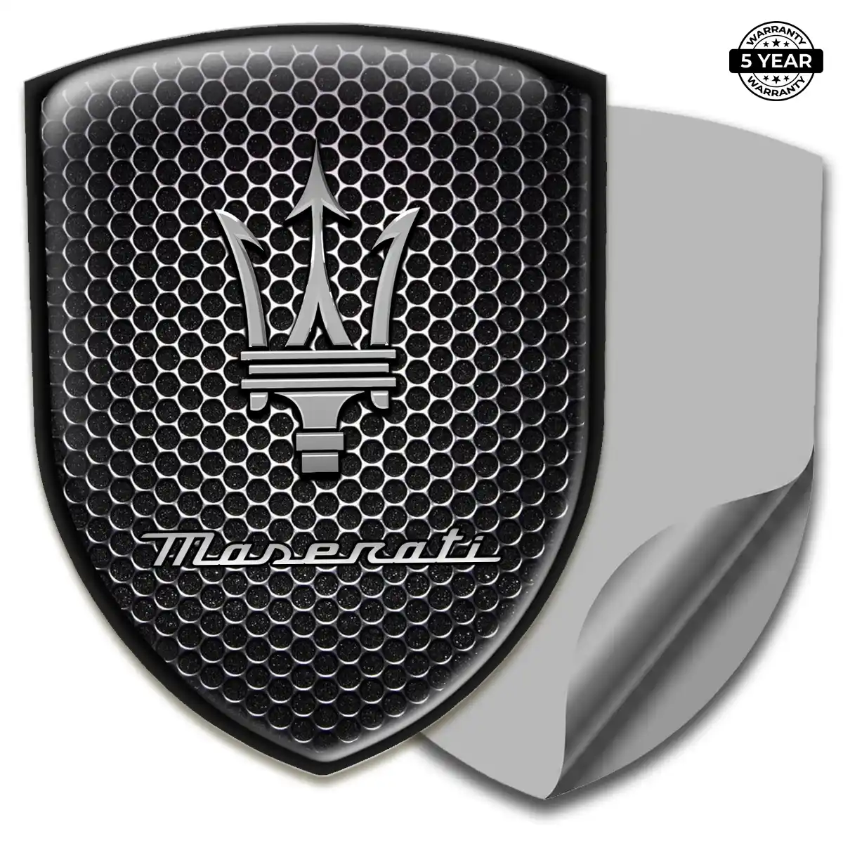 Maserati Emblem Crest Refined Design