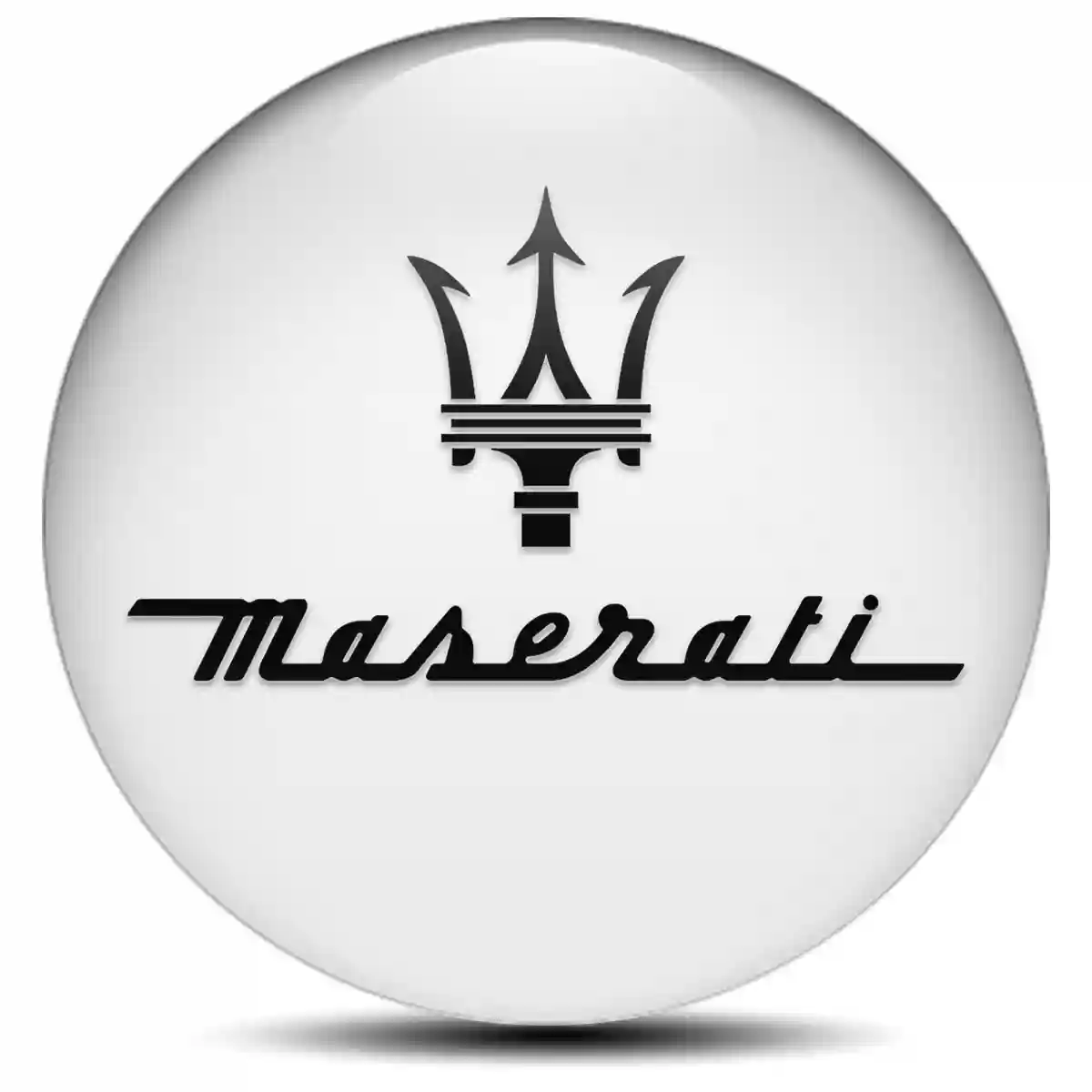 Maserati Emblem Epoxy Self-Adhesive Sleek Style