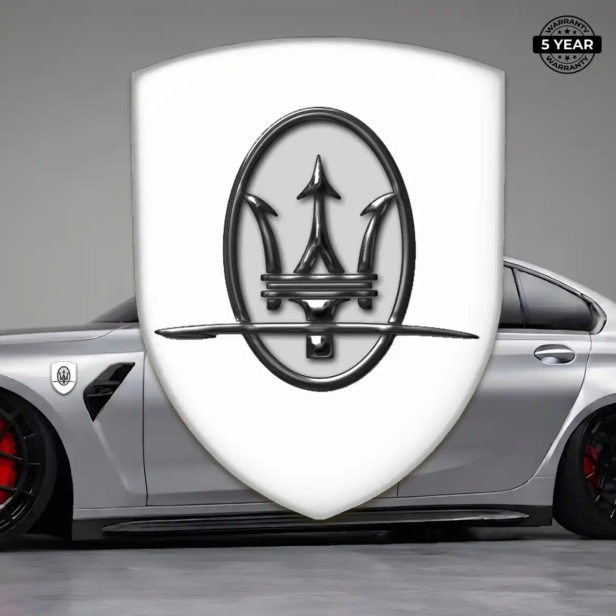 Maserati Emblem Logo Badge Refined Design