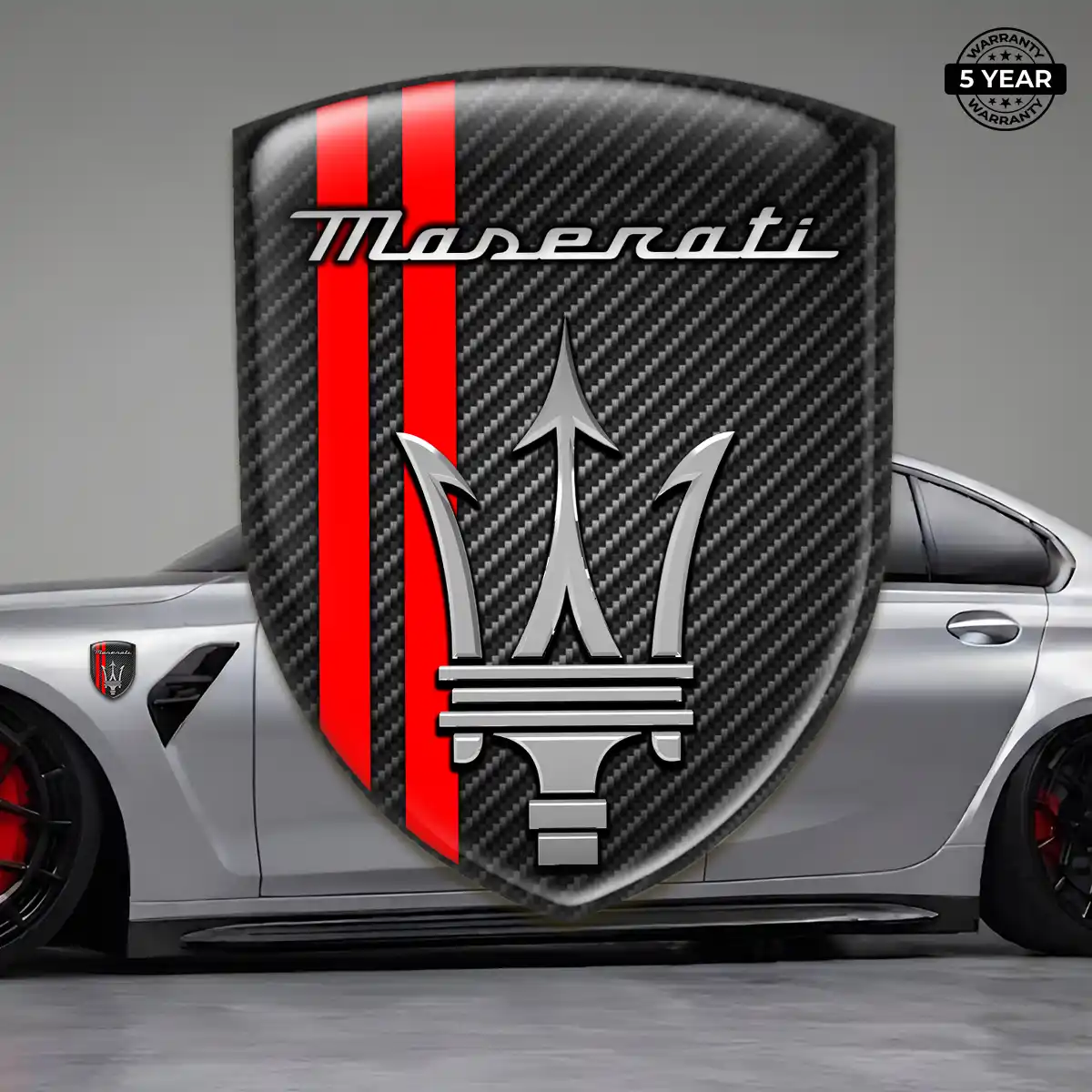 Maserati Emblem Logo Elite Finish