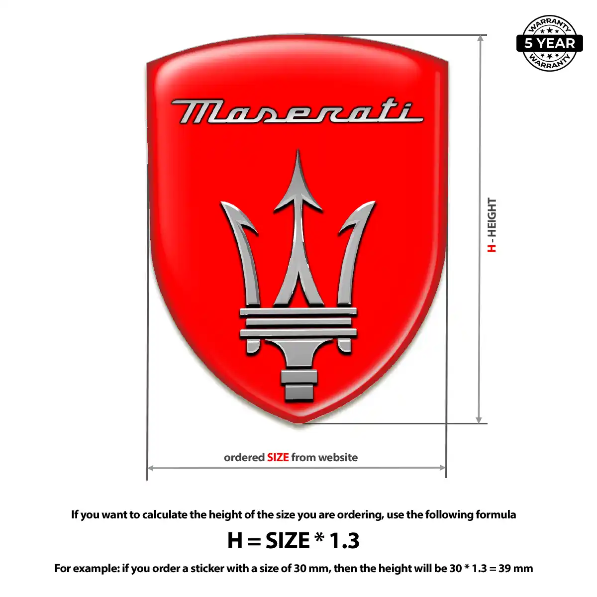 Maserati Emblem Logo Refined Design