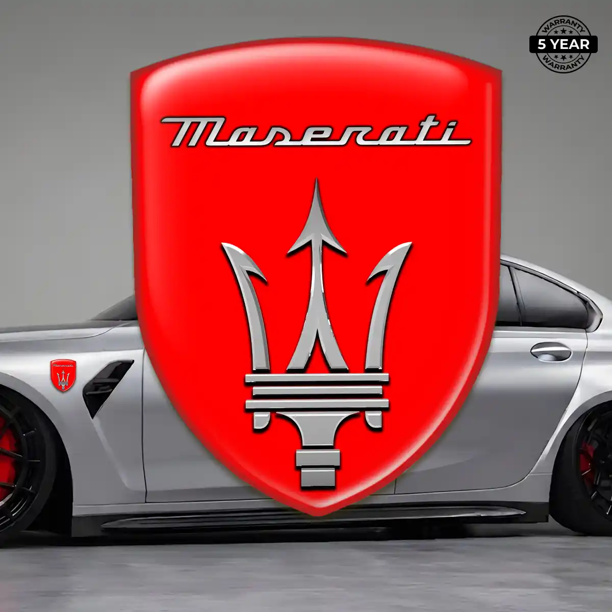 Maserati Emblem Logo Refined Design