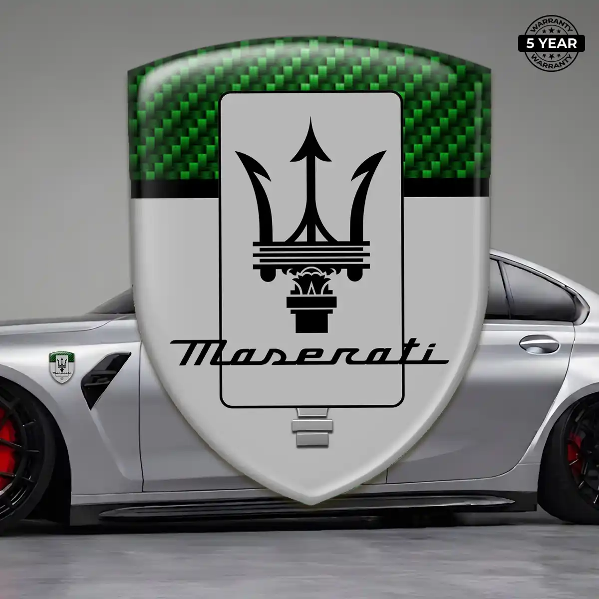 Maserati Emblem Logo Sleek Style