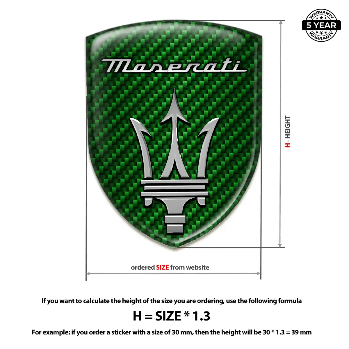 Maserati Emblem Refined Design