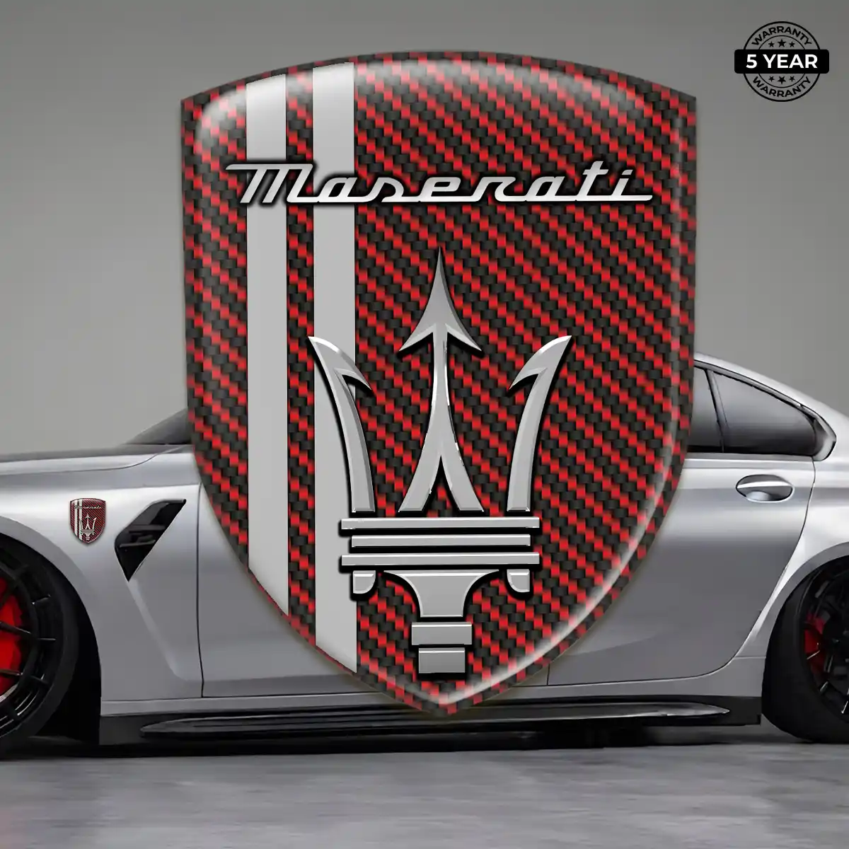 Maserati Emblem Shield Elite Finish